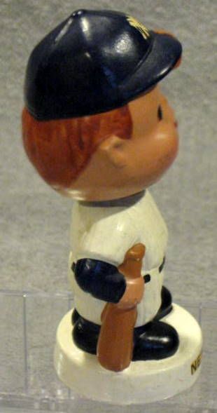 60's NEW YORK YANKEES mini BOBBING HEAD w/BOX