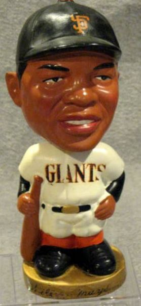 60's WILLIE MAYS GOLD BASE BOBBING HEAD