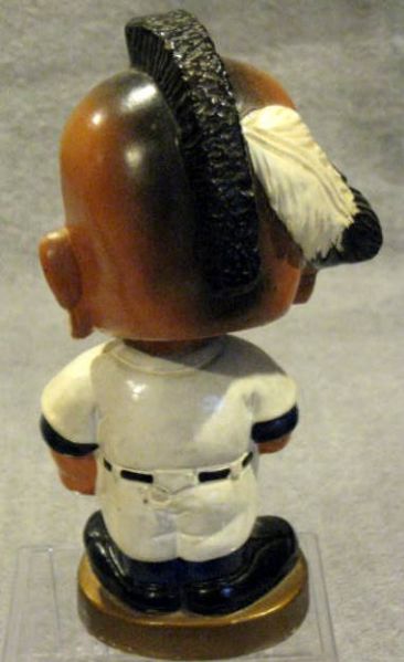 60's ATLANTA BRAVES GOLD BASE' BOBBING HEAD- UNUSUAL VARIATION