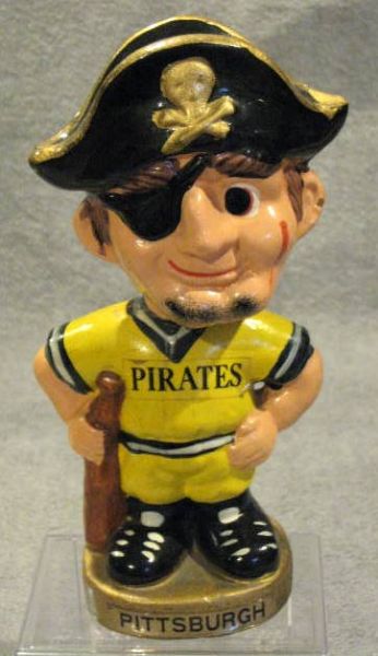 70's PITTSBURGH PIRATES YELLOW UNIFORM BOBBING HEAD