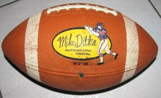 1960s MIKE DITKA AUTOGRAPH MODEL CHICAGO BEARS FOOTBALL