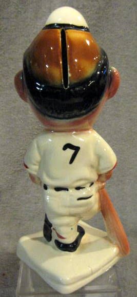 50's BROOKLYN DODGERS STANFORD POTTERY MASCOT BANK