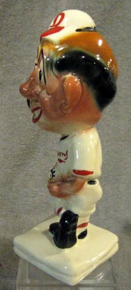 50's BROOKLYN DODGERS STANFORD POTTERY MASCOT BANK