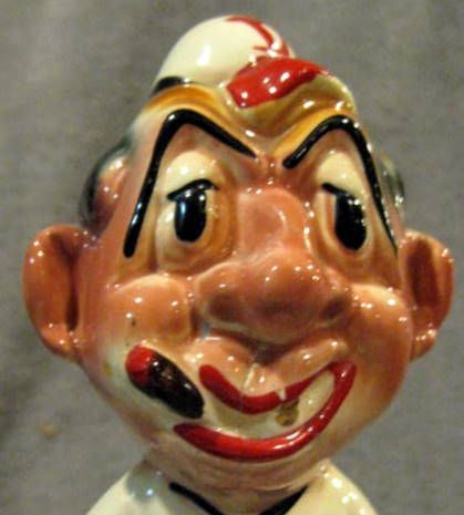 50's BROOKLYN DODGERS STANFORD POTTERY MASCOT BANK