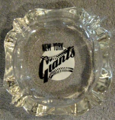 50's NEW YORK GIANTS ASHTRAY