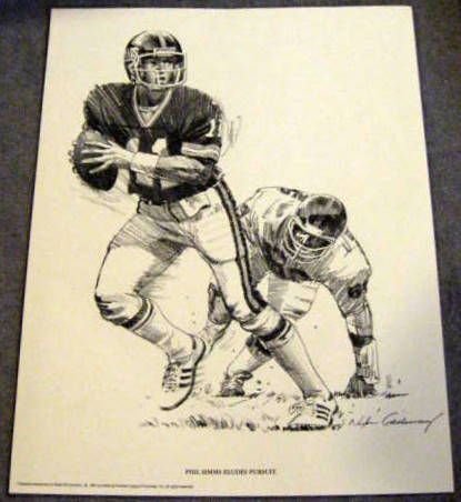 1981 NEW YORK GIANTS SHELL PLAYER POSTERS COMPLETE SET OF 6