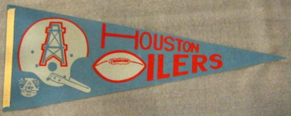 60's HOUSTON OILERS AFL PENNANT