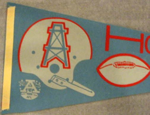 60's HOUSTON OILERS AFL PENNANT