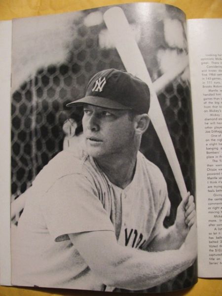 1965 NEW YORK YANKEES YEARBOOK