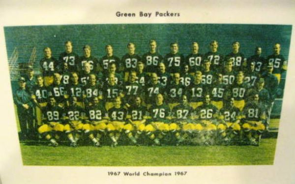 1967 GREEN BAY PACKERS WORLD CHAMPION SERVING TRAY