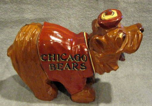 50's CHICAGO BEARS CARTER-HOFFMAN STATUE- 1st KNOWN EXAMPLE