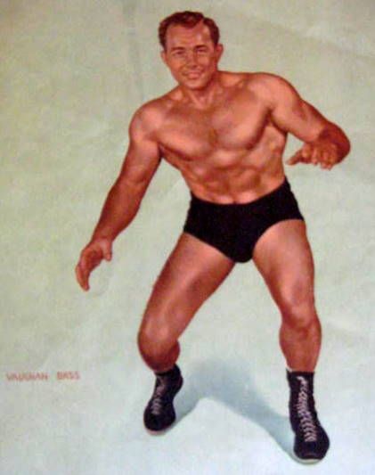 1954 WRESTLING STARS CALENDAR