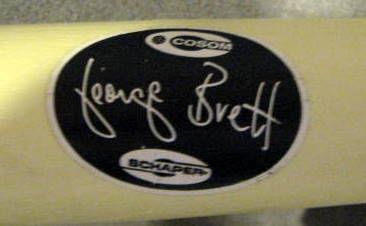 VINTAGE GEORGE BRETT WIFFLE BALL & BAT STORE DISPLAY BOX OF 8