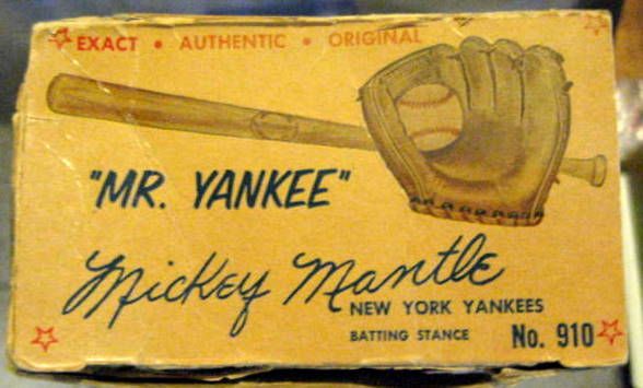 50's/60's MICKEY MANTLE HARTLAND STATUE w/BOX