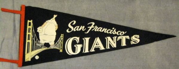 50's/60's SAN FRANCISCO GIANTS PENNANT