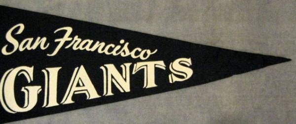 50's/60's SAN FRANCISCO GIANTS PENNANT