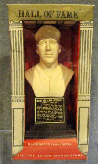 1963 HANK GREENBERG HALL OF FAME BUST SEALED IN BOX