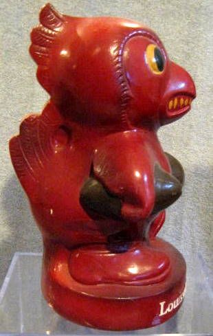 VINTAGE LOUISVILLE CARDINALS MASCOT STATUE