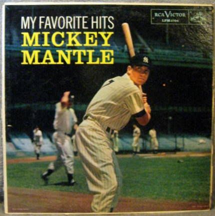 50's MICKEY MANTLE'S FAVORITE HITS RECORD ALBUM
