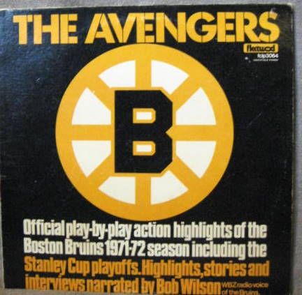 VINTAGE BOSTON BRUINS RECORD ALBUMS - 2