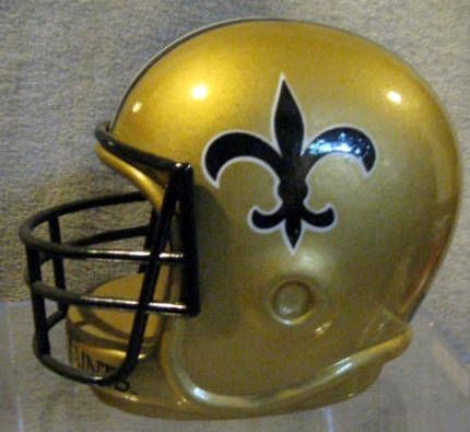 NEW ORLEANS SAINTS HELMET BANK w/BOX