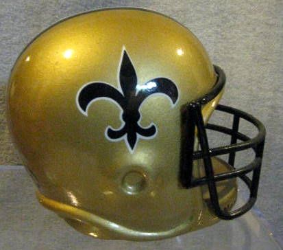 NEW ORLEANS SAINTS HELMET BANK w/BOX