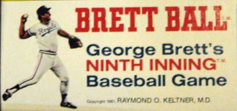 1981 BRETT BALL BASEBALL GAME