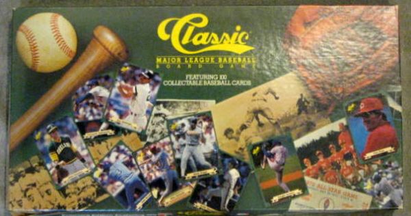 1987 CLASSIC MAJOR LEAGUE BASEBALL BOARD GAME w/100 PLAYER CARDS
