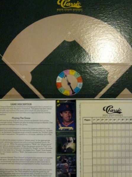 1987 CLASSIC MAJOR LEAGUE BASEBALL BOARD GAME w/100 PLAYER CARDS