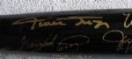 1984 S.F. GIANTS ALL-STAR BLACK BAT SIGNED BY MAYS & OTHERS w/JSA COA