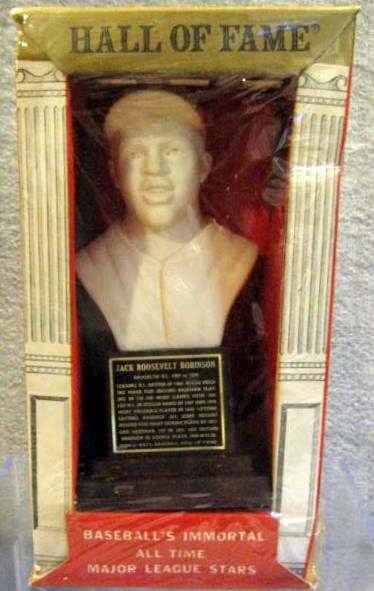 1963 JACKIE ROBINSON HALL OF FAME STATUE SEALED IN BOX