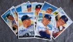 PEREZ STEELE "GOODWIN" SERIES SIGNED CARDS w/MANTLE & WILLIAMS (10) - JSA