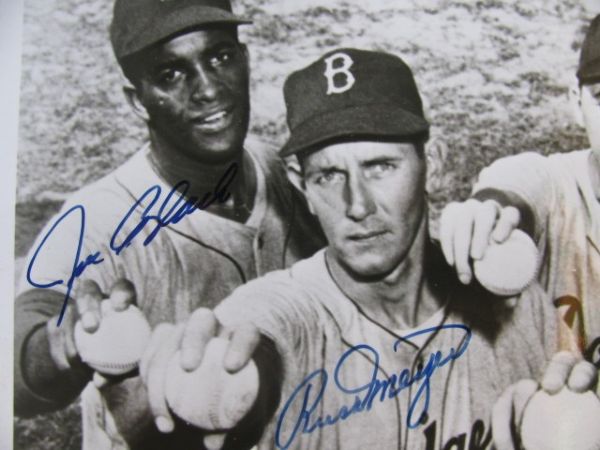 1952/53 BROOKLYN DODGERS (5) PITCHERS SIGNED PHOTO W/JSA COA