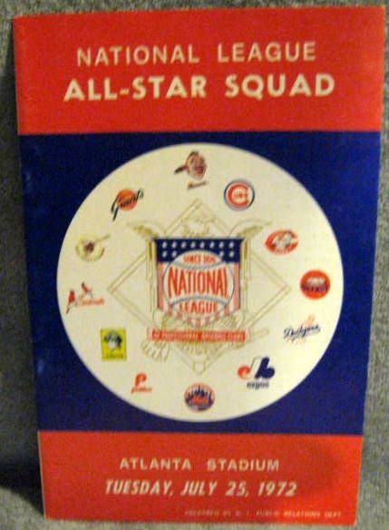 1972 ALL STAR GAME MEDIA GUIDES - AMERICAN LEAGUE & NATIONAL LEAGUE