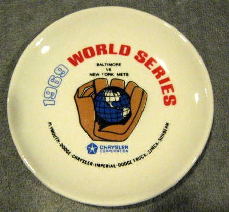 1969 ALL-STAR GAME & WORLD SERIES mini TRAYS