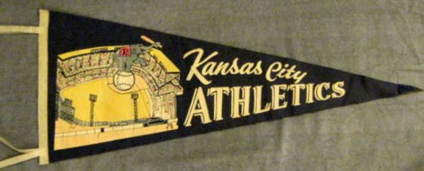 50's/60's KANSAS CITY ATHLETICS PENNANT