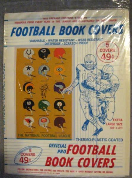 1965 NFL BOOK COVERS - SEALED