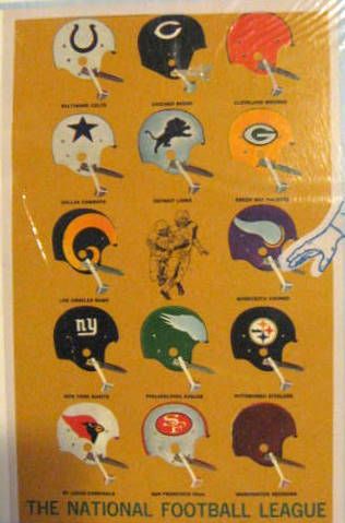 1965 NFL BOOK COVERS - SEALED