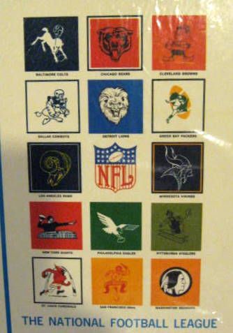 1965 NFL BOOK COVERS - SEALED