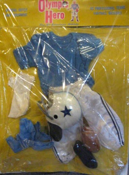 60's DALLAS COWBOYS JOHNNY HERO OUTFIT - SEALED