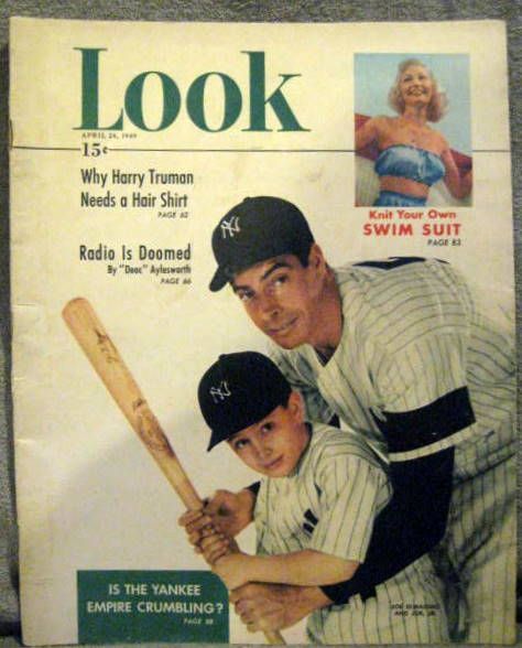 APRIL 26, 1949 LOOK MAGAZINE w/DIMAGGIO COVER