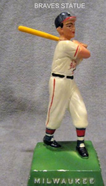 50's MILWAUKEE BRAVES STATUE - RARE!