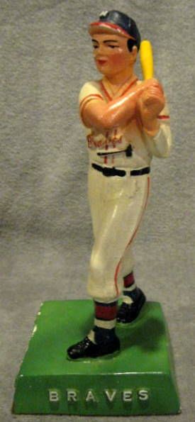 50's MILWAUKEE BRAVES STATUE - RARE!