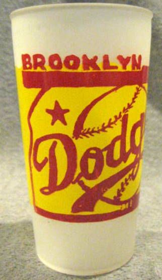 50's BROOKLYN DODGERS GLASS