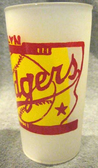 50's BROOKLYN DODGERS GLASS