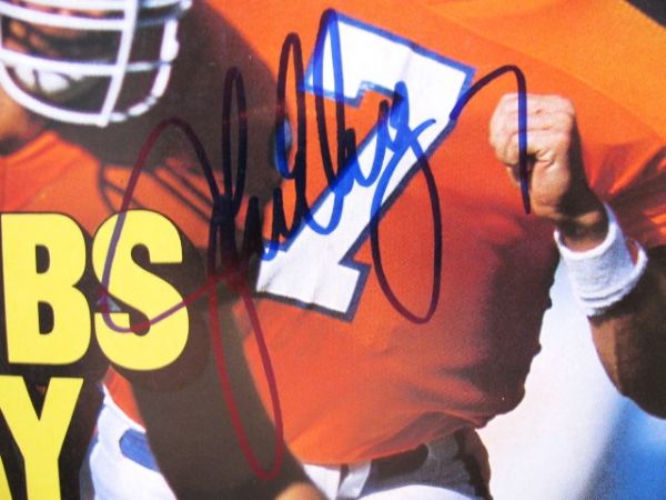 1987 JOHN ELWAY SIGNED SPORTS ILLUSTRATED w/JSA COA