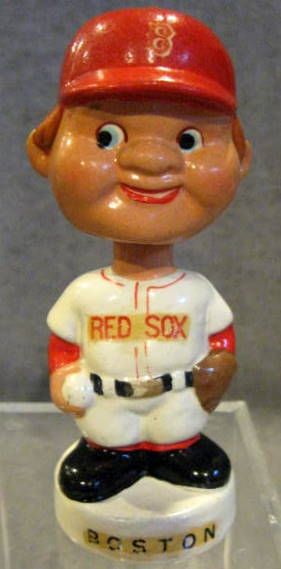 60's BOSTON RED SOX mini BOBBING HEAD w/ HTF HEAD STYLE