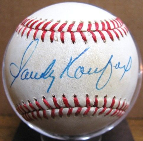 SANDY KOUFAX SIGNED BASEBALL w/JSA LOA