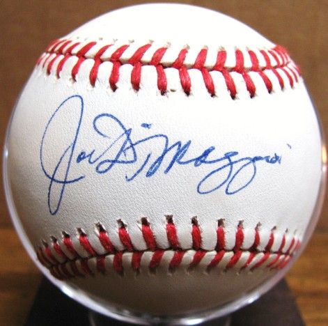 JOE DIMAGGIO SIGNED BASEBALL w/JSA LOA