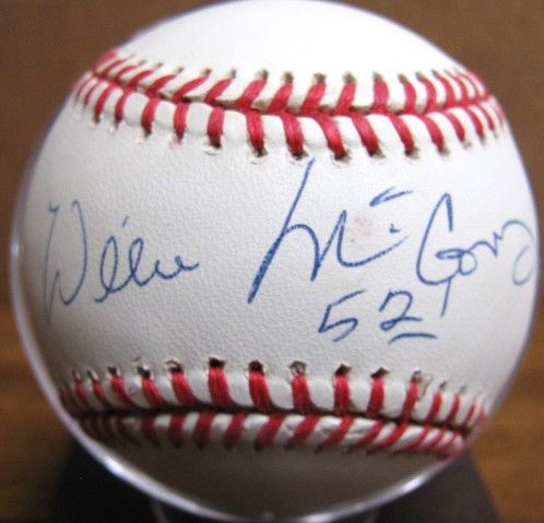 WILLIE McCOVEY 521 SIGNED BASEBALL w/JSA COA